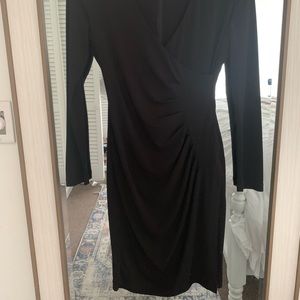Black Calvin Klein Wrap Style Dress